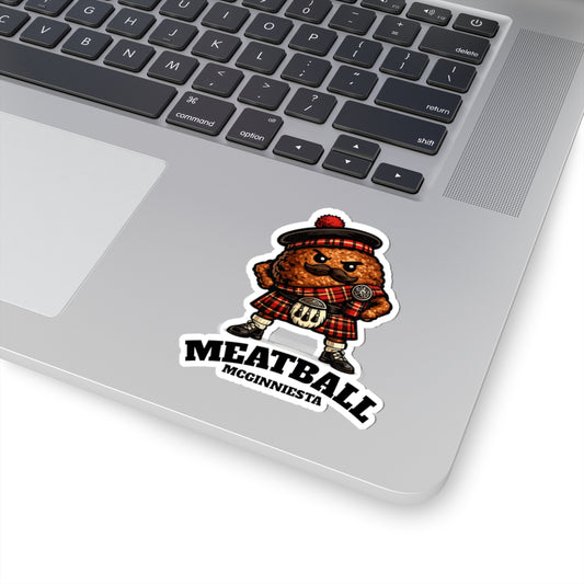 Scottish Meatball McGinniesta Sticker