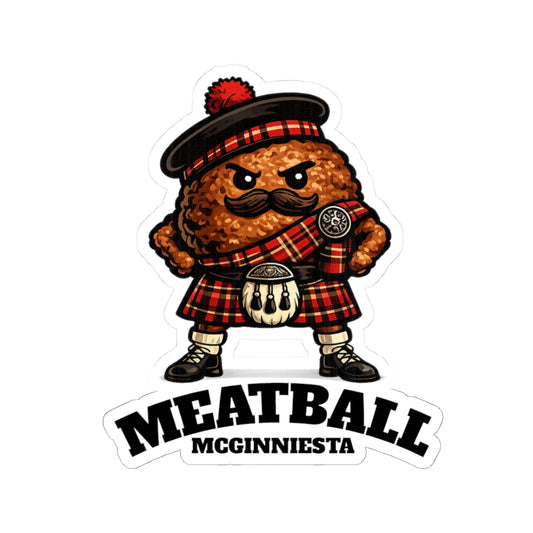 Scottish Meatball McGinniesta Sticker
