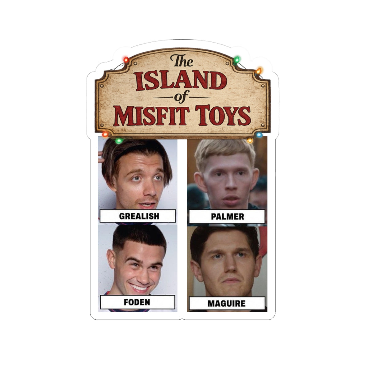 The Island of Misfit Footballers - England Football Sticker | World Cup 2026