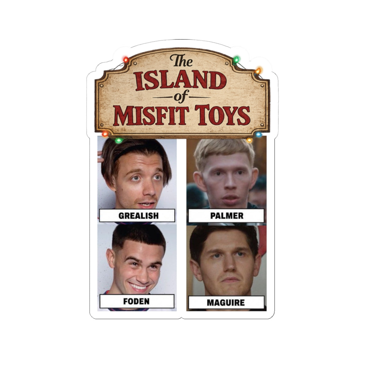 The Island of Misfit Footballers - England Football Sticker | World Cup 2026